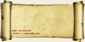 Anđela Radnović vizit kartica